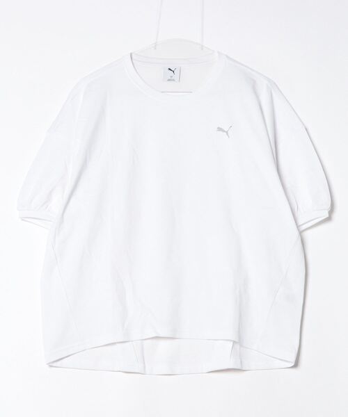 プーマ PUMA Live It Up Tee レディース シャツ トップス Light Gray Heather/Puma White Women's PUMA Live It Up Tee | 6pm