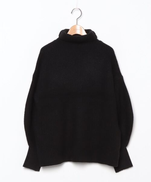 ADAM ET ROPE‘ アダムエロペ　ミドルニットジレ　ブラック サステナブル】ミドルニットジレ（ベスト）｜ADAM ET ROPE