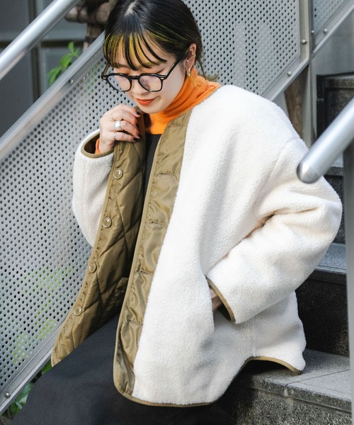 「ITEMS URBANRESEARCH」 ジャケット FREE カーキ レディース_画像2