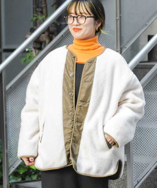 「ITEMS URBANRESEARCH」 ジャケット FREE カーキ レディース_画像6