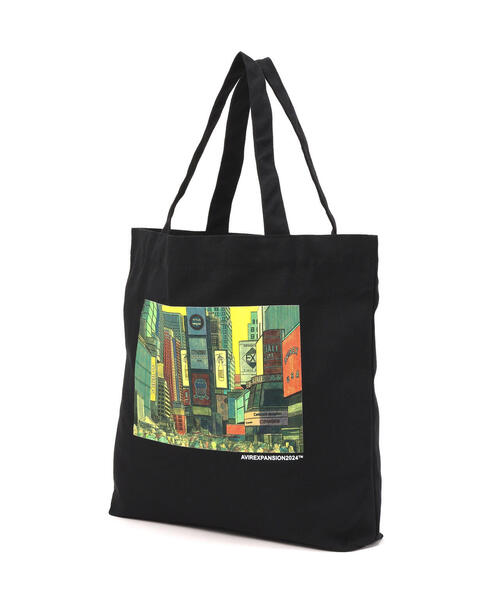注目■AVIREX■× EXPANSION コラボ YEWNORK トートバッグ 2色 AVIREX トートバッグ 「AVIREX / EXPANSION」”YEWNORK” TOTE BAG