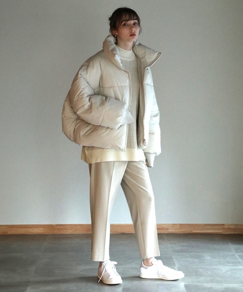 [aity] блузон M слоновая кость женский 