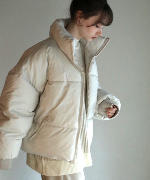 [aity] блузон M слоновая кость женский 