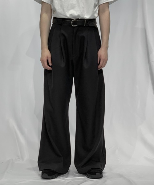 パンツ Toironier / STA-P 2Tuck Side Tuck Pants Toironier（トワロニエ） スラックス Toironier/トワロニエ/STA-P