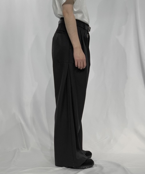 パンツ Toironier / STA-P 2Tuck Side Tuck Pants Toironier/トワロニエ/STA-P 2Tuck Side Tuck Pants