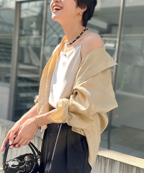 「NOLLEY'S」 長袖シャツ FREE ベージュ レディース