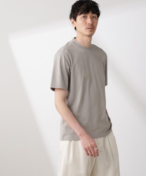NANO universe（ナノ・ユニバース） tシャツ ジャケT(R) クルーネック