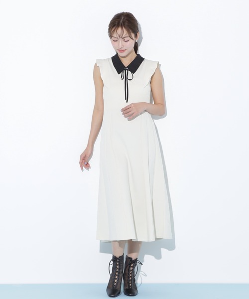 GRIS Puritan Collar Dress L グリ　ワンピ GRIS Puritan Collar Dress L グリ ワンピ（GRIS Puritan Collar