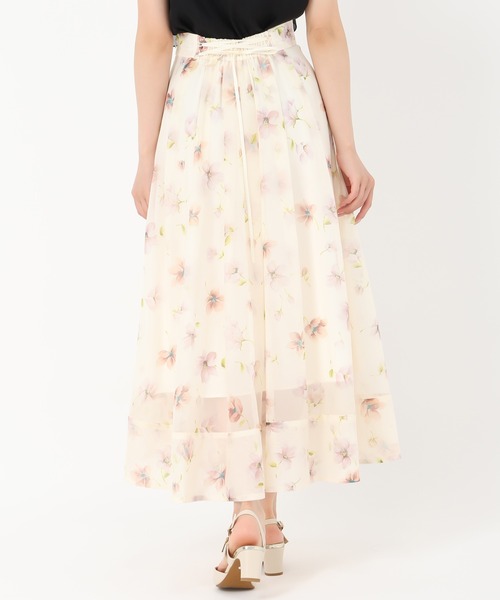 miumiu シアー　花柄　スカート ワンピなど最旬ア！ シアー miumiu 花柄 レディース スカート
