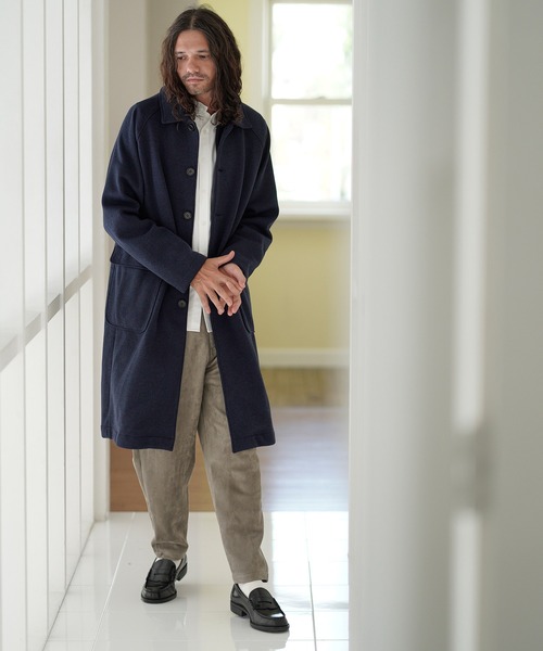 「CAMBIO」 コート X-LARGE ネイビー メンズ_画像8