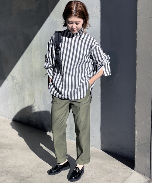 「Spick & Span」 長袖ブラウス - グレー レディース Spick＆Span 「Spick & Span」 長袖ブラウス FREE グレー