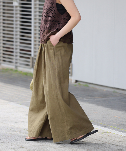 JOURNAL STANDARD relume パンツ 「追加」リネンコットンワイド