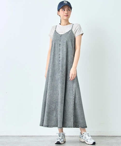 ANAP（アナップ） ワンピース デニム フレアワンピース : ZOZOTOWN