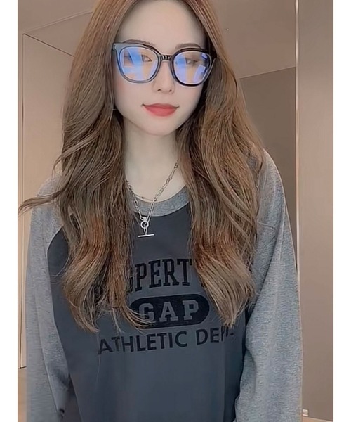 「GAP」 長袖Tシャツ L カーキ メンズ