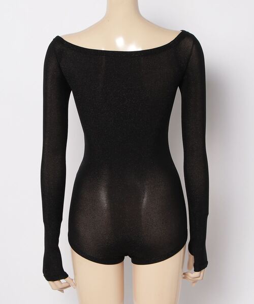 tシャツ Off shoulder bodysuits/オフショルダーロングスリーブボディ