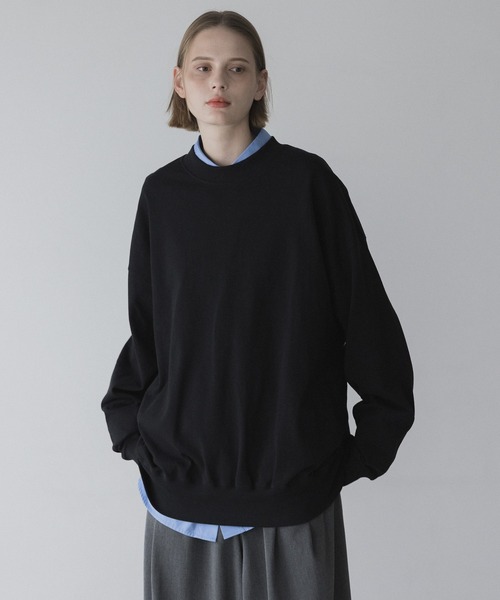 RHC ベーシック スウェットプルオーバー L 黒 RHC ロンハーマン ベーシック スウェットプルオーバー L 黒 OVY