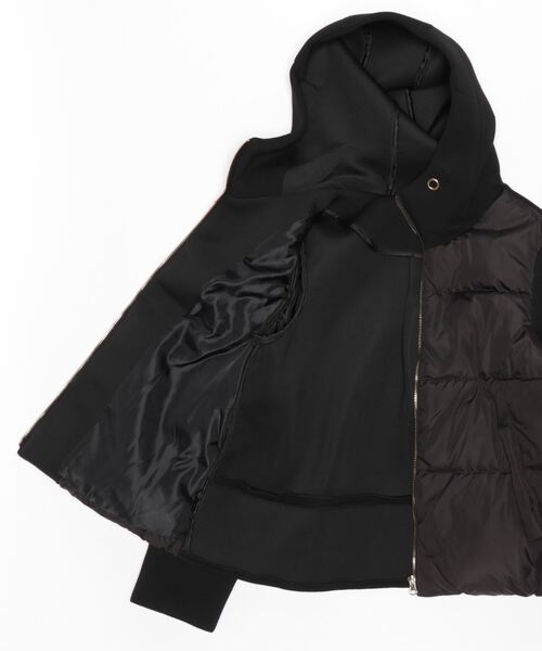 「INTERPLANET」 ダウンジャケット FREE チャコールグレー レディース_画像2