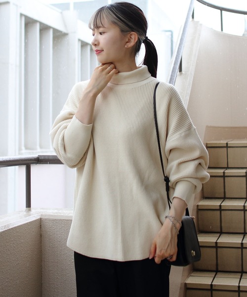 THE SHINZONE（ザ シンゾーン） タートルネックニット FREE ブラック