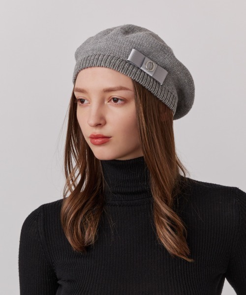 クラシック Chapeau シャポードオー / Beret Knit Beads ベレー帽 帽子 O d' 帽子