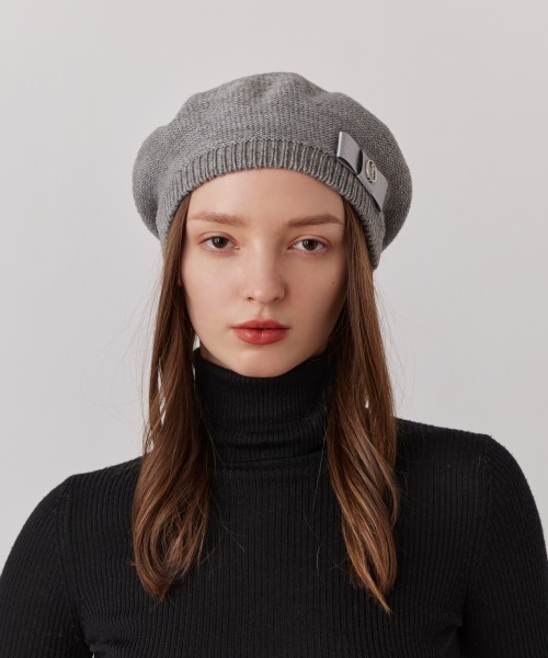 優れた品質 Knit Beads ベレー帽 帽子 O d' Chapeau Beret シャポードオー / 帽子