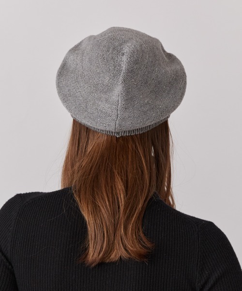 Chapeau d' O 帽子 ベレー帽 Beads Knit Beret / シャポードオー