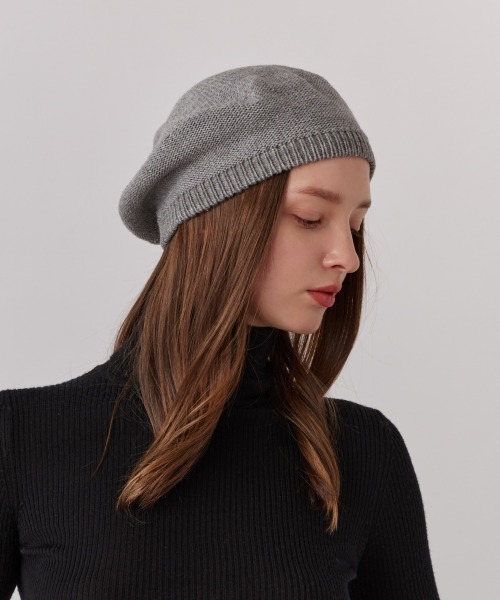 Chapeau d' O 帽子 ベレー帽 Beads Knit Beret / シャポードオー