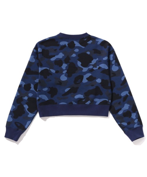 トレーナー スウェット COLOR CAMO CROPPED CREWNECK SWEATSHIRT レディースの画像