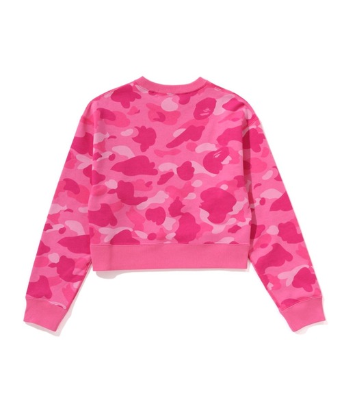 トレーナー スウェット COLOR CAMO CROPPED CREWNECK SWEATSHIRT レディースの画像