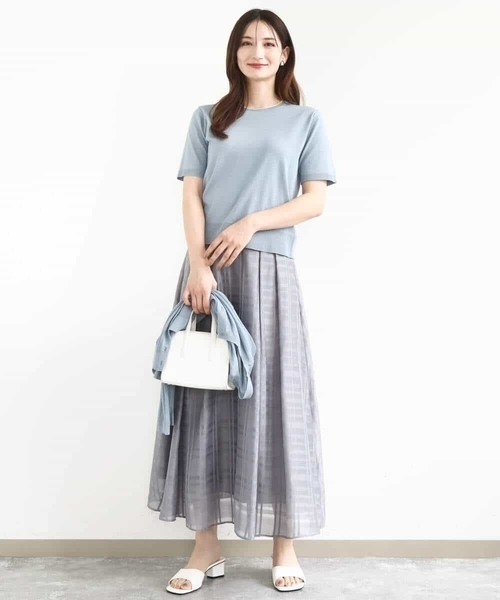 MK MICHEL KLEIN（エムケー ミッシェルクラン） スカート シアードビー