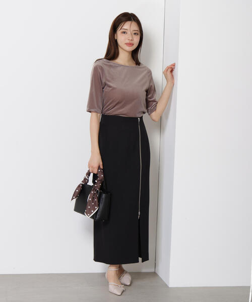PROPORTION BODY DRESSING スカート サイドファスナータイト