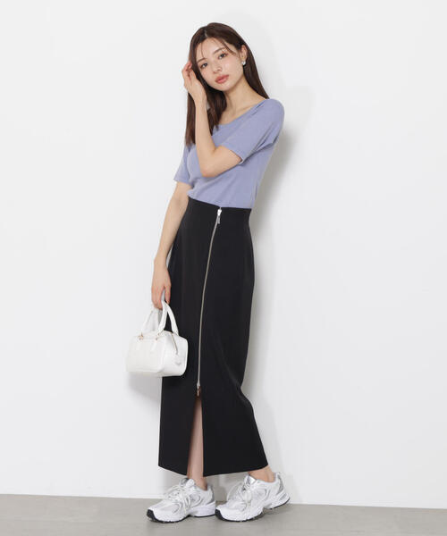 PROPORTION BODY DRESSING スカート サイドファスナータイト