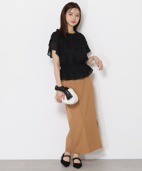 PROPORTION BODY DRESSING スカート サイドファスナータイト