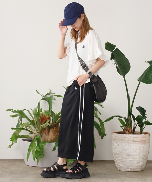 DSTG ベージュ ポロスカート 半袖 DSTG ベージュ ポロスカート 半袖