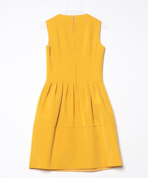 【美品】FOXEY　ノースリーブ　ワンピース　イエロー　サイズ38 FOXEY NEW YORK 「FOXEY YORK」 ノースリーブワンピース 38