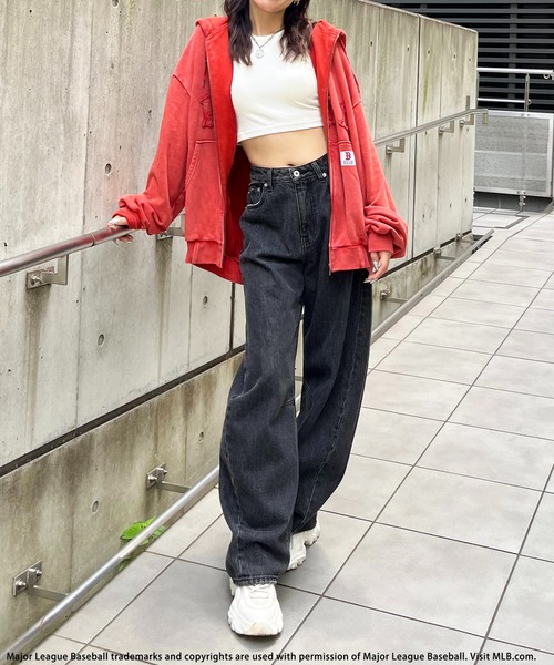 BACK TO THE FIELD ワイドパンツ ジーンズ デニム デニムパンツ 「MLB