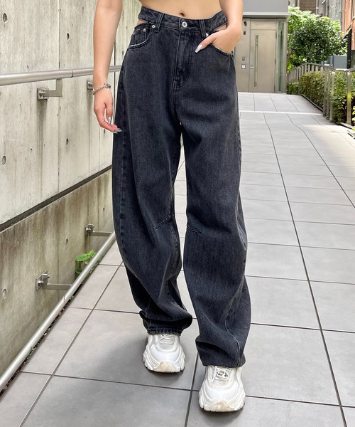 BACK TO THE FIELD ワイドパンツ ジーンズ デニム デニムパンツ 「MLB