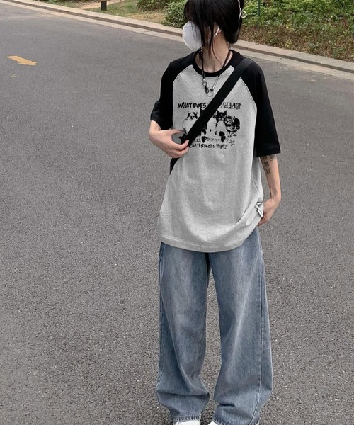 「DEVICE」 半袖Tシャツ FREE ブラック系その他2 レディース_画像3