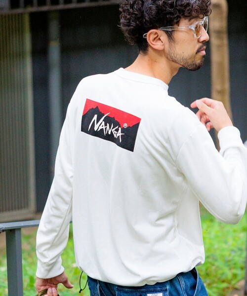 tシャツ NANGA/ナンガ 別注 neo-PRO スピンドル バックプリント ロングスリーブTシャツ/日本製/遮熱/UVカット/吸水速乾/リラックス | NANGA | 01