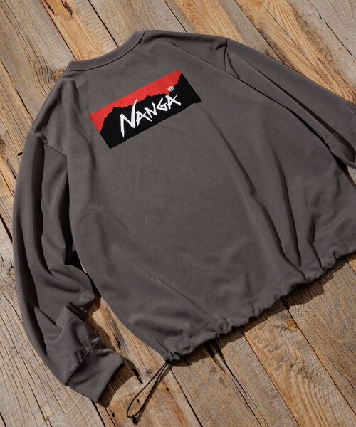 tシャツ NANGA/ナンガ 別注 neo-PRO スピンドル バックプリント ロングスリーブTシャツ/日本製/遮熱/UVカット/吸水速乾/リラックス | NANGA