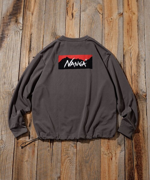 tシャツ NANGA/ナンガ 別注 neo-PRO スピンドル バックプリント ロングスリーブTシャツ/日本製/遮熱/UVカット/吸水速乾/リラックス | NANGA | 14