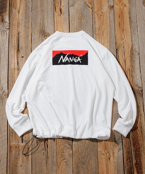 tシャツ NANGA/ナンガ 別注 neo-PRO スピンドル バックプリント ロングスリーブTシャツ/日本製/遮熱/UVカット/吸水速乾/リラックス | NANGA | 15