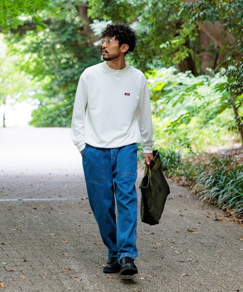 tシャツ NANGA/ナンガ 別注 neo-PRO スピンドル バックプリント ロングスリーブTシャツ/日本製/遮熱/UVカット/吸水速乾/リラックス | NANGA | 24