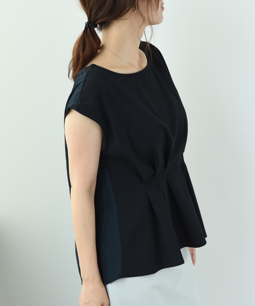 「INTERPLANET」 ノースリーブトップス FREE ライトグレー レディース_画像5