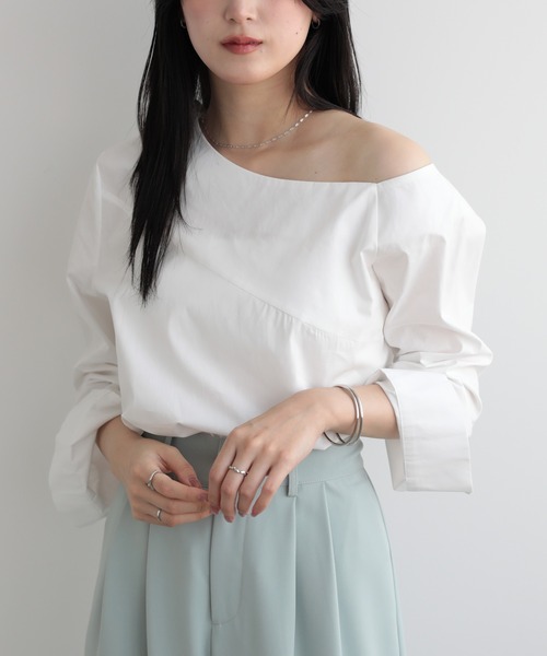 ★ amu's★ mame オフショルダーブラウス mame - ☆ amu's様専用☆ mame オフショルダーブラウスの通販 by