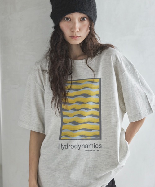 THEATRE PRODUCTS - 【美品】シアタープロダクツ　ケーブルニット　人気 長袖 カットソー トップス feepur（フェピュール） tシャツ 半袖 「THEATRE PRODUCTS/シアター