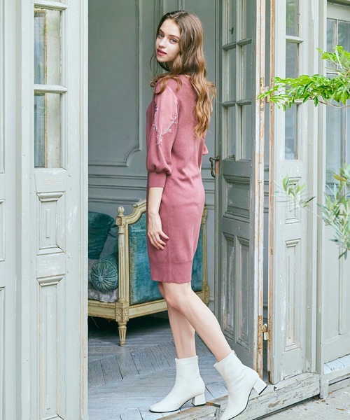 BE RADIANCE（ビーラディエンス） ニットワンピース FREE ピンク