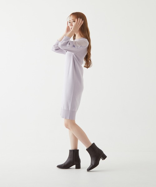 「BE RADIANCE」 ニットワンピース FREE ピンク レディース_画像7