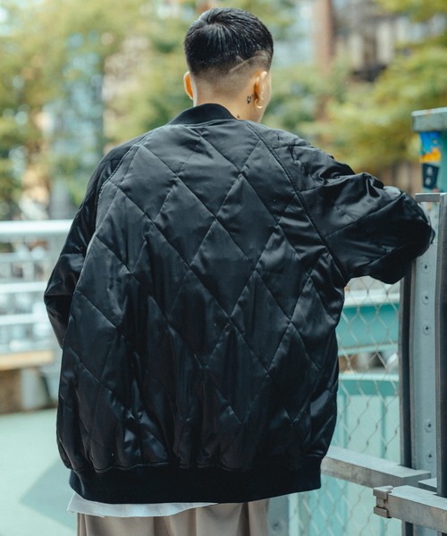 Subciety」 スカジャン LARGE ブラック メンズ