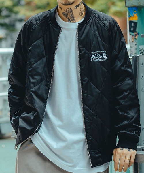 Subciety（サブサエティ） スカジャン LARGE ブラック メンズ