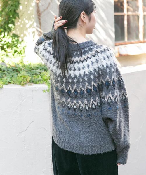 新品タグ付き　EKAL ノルディックニットプルオーバー　アーバンリサーチ 楽天市場】【SALE／70%OFF】EKAL ノルディックニットプルオーバー